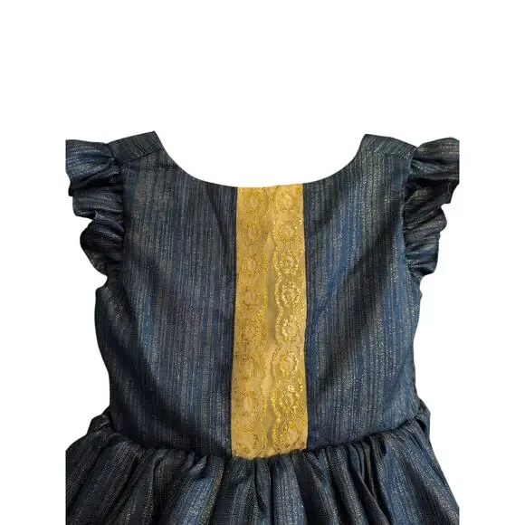 7 Dollcake Royal Blue Gleam In The Light Dress